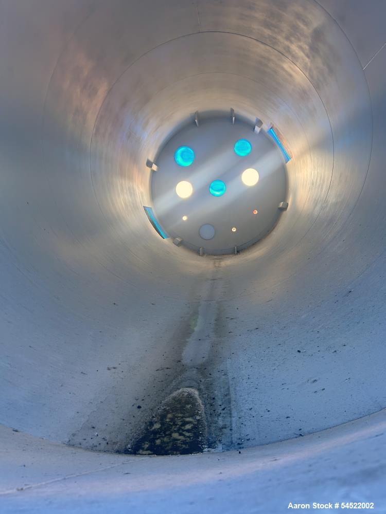 Unused 5,300 Cu. Ft. CST Bulk Storage Silo with Fluidized Flow Cone Bottom Design