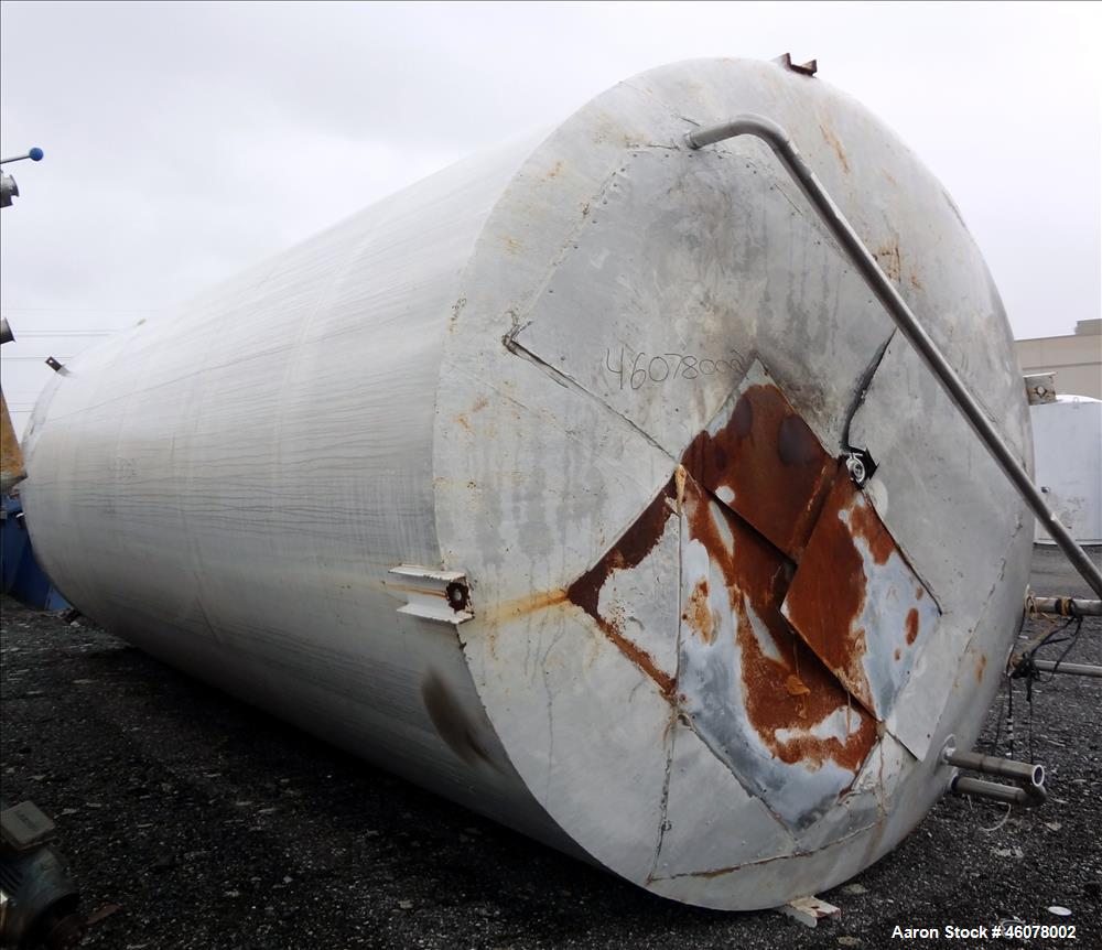 Used- Cherry Burrell Storage Silo, Approximate 20,000 Gallon