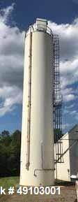 Used Columbia Tec Tank Silo. Approximately 12' diameter x 57' high. 5376 cf tank volume. Approximately 1,000 lbs. Mfg. 2002.