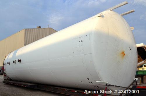 Used APV Crepaco Storage Silo, Size 30K, 30,000 Gallon (4009 Cubic Feet), 316L Stainless Steel, Vertical.  Approximate 136” diameter x 545” overall height. Dished top, sloped bottom. (2) Sections on ...