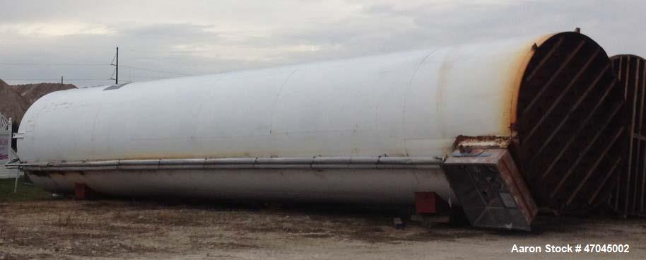 Used- Crepaco Silo, 50,000 gallon Stainless steel inner, 6684 Cubic Feet. Insulated and steel outer jacket. 142" od x 70' ta...