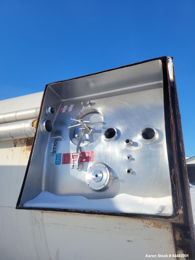 Used DCI 50,000 Gallon Stainless Steel Silo | Vertical Dairy & Water Storage Tank