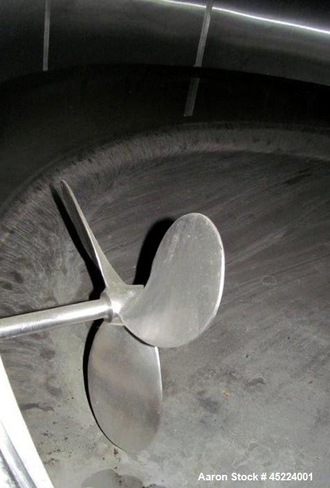 Used- De Laval Silo, 25,000 US Gallon / 20,000 Imperial Gallon, Stainless Steel, Approximately 138" inside diameter (144" ou...