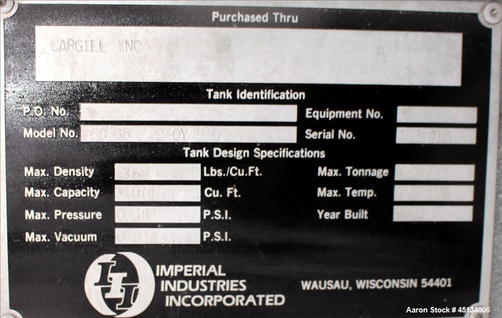 Used  Imperial Silo, Approximately 30,000 Gallon
