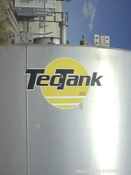 USED: 6,420 cubic foot aluminum storage bin and gravity blender, 12' diameter x 78' high skirt supported. Aluminum construction silo designed with capacity of 35 PCF material. Storage cylinder is app...