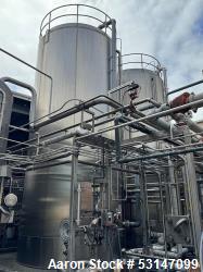 Used Feldmeier 15,000-Gallon Vertical Silo Tank for HFCS & Liquid Ingredient Storage