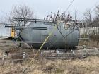 Used 17,000 Gallon Galvanized Steel Silo – Cone Bottom, Mounted on 8 Legs