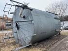Used 12,000 Gallon Galvanized Steel Silo – Cone Bottom, Leg-Mounted, 12' Diameter