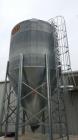 Used GSI Corrugated Silo, Model 12-4-60-16 . 1,706 cubic foot capacity. Galvanized steel. 12' diameter x 25' 10