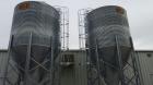 Used GSI Corrugated Silo, Model 12-4-60-16 . 1,706 cubic foot capacity. Galvanized steel. 12' diameter x 25' 10