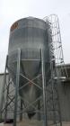 Used- GSI Corrugated Silo, Model 12-4-60-16 . 1,706 cubic foot capacity. Galvanized steel. 12' diameter x 25' 10