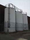 Used-Bulk Storage Welded Steel Dry Material Silo. Approximate 12' Diameter x 24' High. Approximate 20,305 Gallons(2715 Cu.Ft...