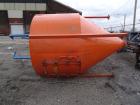 Used Hopper Silo, Approximate 220 Cubic Feet, Carbon Steel.