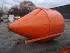 Used Hopper Silo, Approximate 220 Cubic Feet, Carbon Steel.