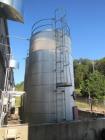 Used- Columbian TecTank / Silo, 3,940. 12' diameter x 55' high. Carbon Steel. Skirt mounted. Available at extra cost: Pneuma...