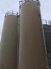Used Columbian Tectank Bulk Material Silo. 3030 cubic foot. 12’ diameter x 37’ 10” . Designed for plastic pellets, tall. Yr. 2006.