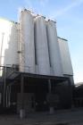 Used-Zeppelin silo, 90 m2 (90000 liters/23800 gallon) capacity. Aluminum on product contact parts. 3000 mm (9'8