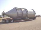 USED: 3200 cubic foot aluminum (5052) storage bin. 12' diameter x 25'4