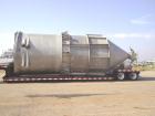 USED: 3200 cubic foot aluminum (5052) storage bin. 12' diameter x 25'4