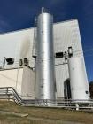 Used Columbian TecTank 5,000 Cu. Ft. Steel Silo – 12’ x 60’ Plastic Resin Storage with Rotary Valve (2001)
