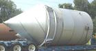 USED: 2500 Cubic foot stainless steel bin. 12'0