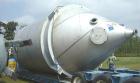 USED: 2500 Cubic foot stainless steel bin. 12'0