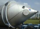 USED: 2500 Cubic foot stainless steel bin. 12'0
