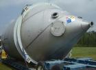 USED: 2500 Cubic foot stainless steel bin. 12'0