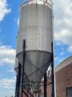 Used (2) Stainless Steel Silo Vacuum Conveying System,