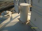 Used Chemco Dry Bulk Storage Silos. System includes 3 silos, 11' diameter x 32' tall each, stair tower and catwalks. Previously used to store and mix lime and powdered activated carbon.