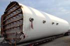 Used APV Crepaco Storage Silo, Size 30K, 30,000 Gallon (4009 Cubic Feet), 316L Stainless Steel, Vertical.  Approximate 136” diameter x 545” overall height. Dished top, sloped bottom. (2) Sections on ...