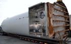 Used APV Crepaco Storage Silo, Size 30K, 30,000 Gallon (4009 Cubic Feet), 316L Stainless Steel, Vertical.  Approximate 136” diameter x 545” overall height. Dished top, sloped bottom. (2) Sections on ...