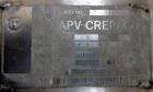 Used APV Crepaco Storage Silo, Size 30K, 30,000 Gallon (4009 Cubic Feet), 316L Stainless Steel, Vertical.  Approximate 136” diameter x 545” overall height. Dished top, sloped bottom. (2) Sections on ...