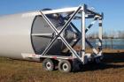 Used WAM Portable Cement Silo, 2200cf, 550bbl.