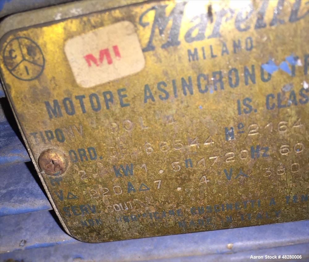 Used Mazzoni Soap Extruder, Type M-100.