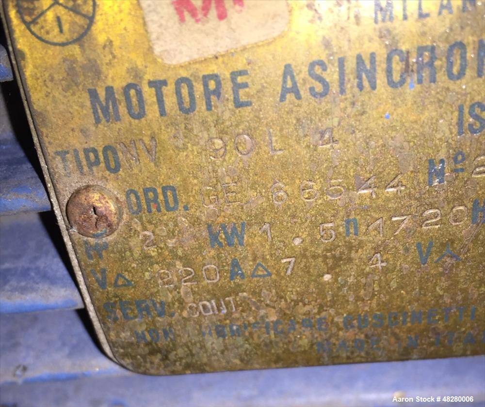 Used Mazzoni Soap Extruder, Type M-100.