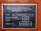 Used Mazzoni High Efficiency Soap Plodder/Extruder, Model M-400. Plodder:  stainless steel contact parts, 22-3/4