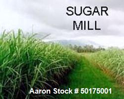 Used- Sugar Mill, 35 Tons Prepared Sugar Cane per Hour Grinding Capacity.