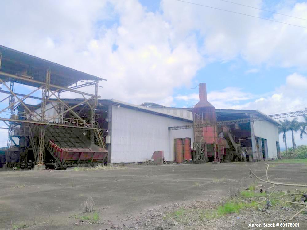 Used Sugar Mill, 35 Tons Prepared Sugar Cane per Hour Grinding Capacity.