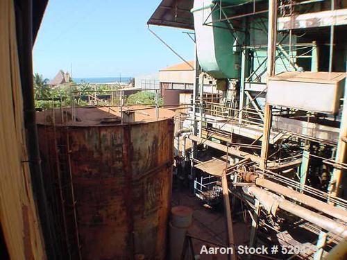 USED: Sugar mill, 3200 tons prepared cane/24 hours grinding capacity.Major equipment includes milling equipment, steam plant, juiceheaters, clarifiers, filtrate, evaportion, pan supply tanks, vacuump...