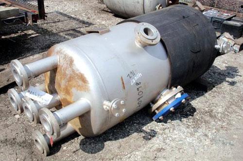 Used Acme Industrial Pressure Tank, 130 Gallon, Hastelloy C276, Vertical. 28" diameter x 48" straight side, dished top and bottom. Internal rated F.V. & 60 psi at 350 deg F, and -20 deg F at 60 psi. ...