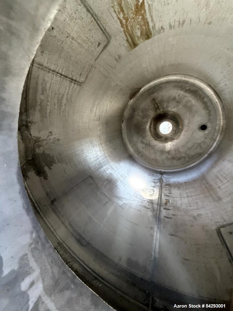 Used MSM 940 Gallon Alloy 20 Vertical Tank – 15 PSI @ 200°F, Side Lug Mounted