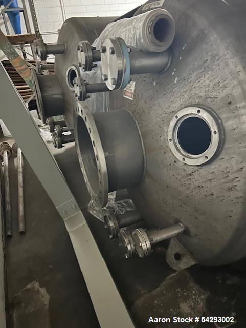 Used Tank, 920 Gallon, Alloy 20 construction. 7'6"dia. X 9'6" high