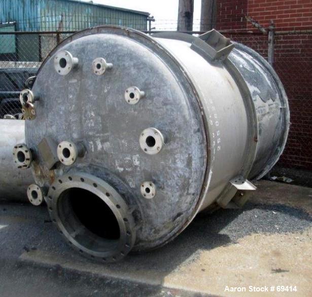 Used 1650 Gallon Stainless Steel Precision Stainless Reactor