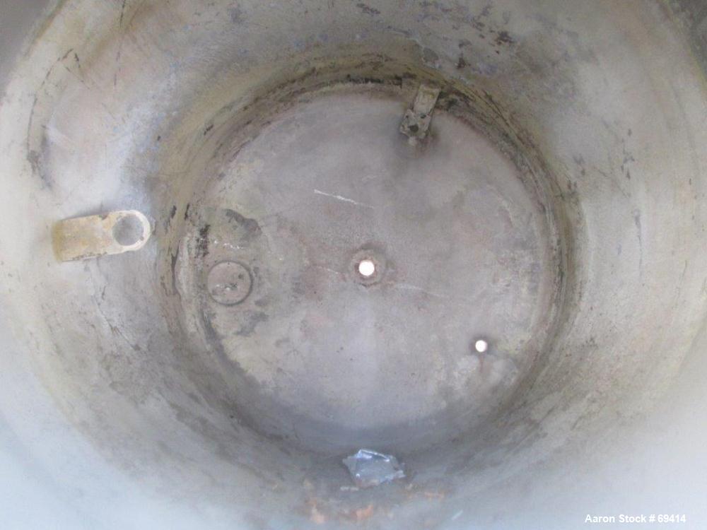 Used 1650 Gallon Stainless Steel Precision Stainless Reactor