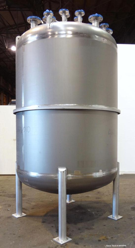 Unused- Stainless Fabrication Pressure Tank, 1600 Gallon, Hastelloy C-276, Vertical.  Approximately 72” diameter x 80” straight side, dished top and bottom. Internal rated 45 psi and full vacuum at -...