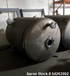 Used-Tank, 920 Gallon, Ally 20 construction. 7'6"dia. X 9'6" high