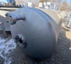 Buy Used 940 Gallon MSM Storage Tank – Alloy 20 Vertical Vessel with Center Drain