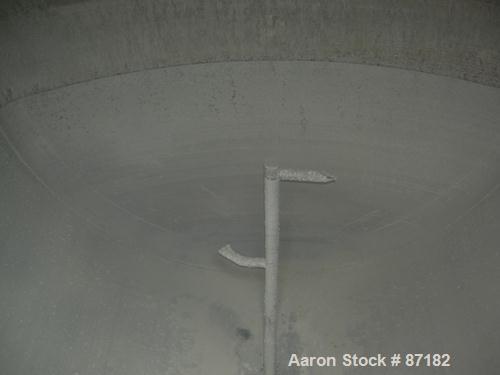 USED: Tank, 6700 gallon, aluminum, horizontal. Approximate 106" diameter x 158" straight side, dished ends. Openings: top (4) 2", 20" manway with cover; 1" end bottom outlet. Mounts on carbon steel s...