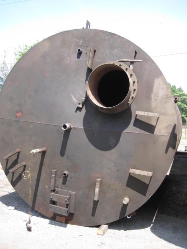 Used-10,000 Gallon Vertical Tank, carbon steel construction, 10.5' diameter x 15.5' high, with 20" side manway, 4" drain on ...